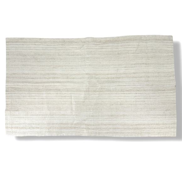 Restoration Hardware Striated Cotton Linen Pillow Sham King Size Natural - Picture 1 of 7